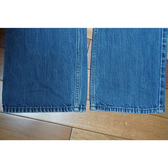 Levis 527 Boot Leg Cotton Faded Blue Denim Jeans Y2K Retro Size 30x30 - Picture 4 of 10
